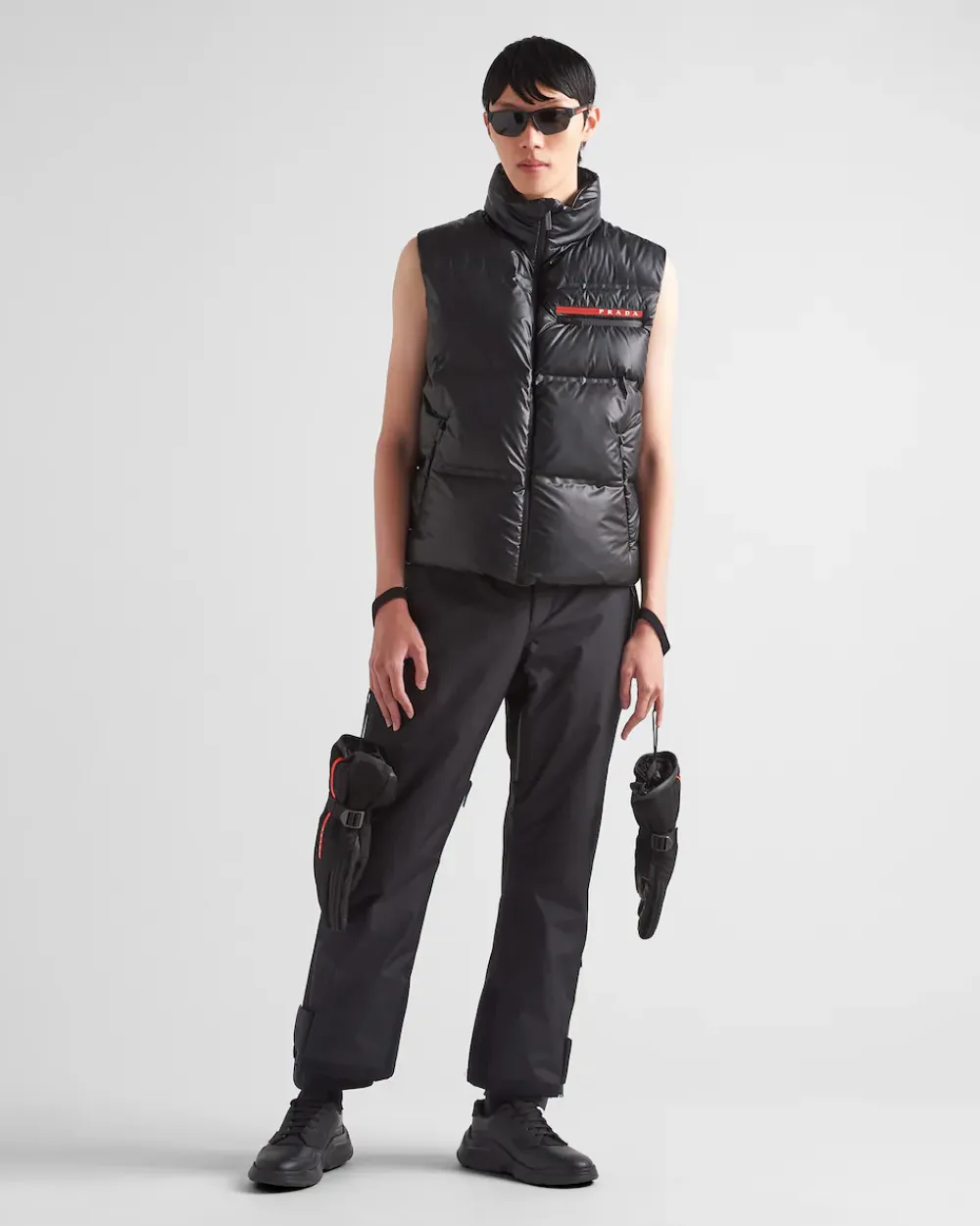 Hombre Prada ROPA^Chaleco De Plumón De Re-nylon Ligero