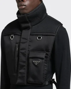 Hombre Prada ROPA DE ABRIGO^Chaleco De Re-nylon