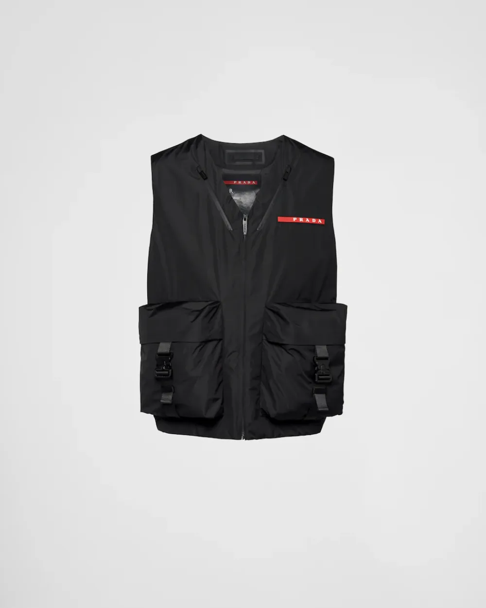 Hombre Prada ROPA^Chaleco De Tejido Técnico Ligero