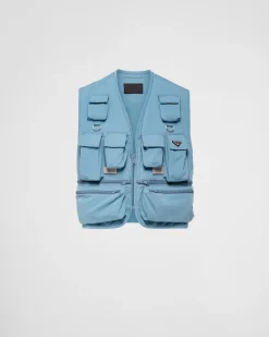 Hombre Prada ROPA DE ABRIGO^Chaleco En Mezcla De Algodón
