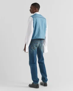 Hombre Prada ROPA DE ABRIGO^Chaleco En Mezcla De Algodón