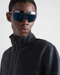 Hombre Prada ROPA^Chaqueta Acolchada De Punto Doble Reciclado