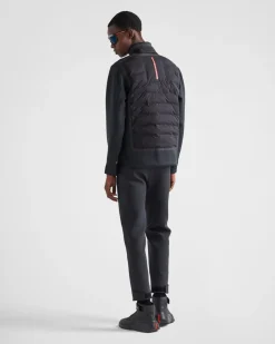 Hombre Prada ROPA^Chaqueta Acolchada De Punto Doble Reciclado