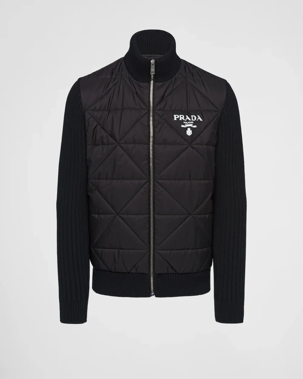 Hombre Prada ROPA DE ABRIGO^Chaqueta Acolchada De Re-nylon Y Cachemir