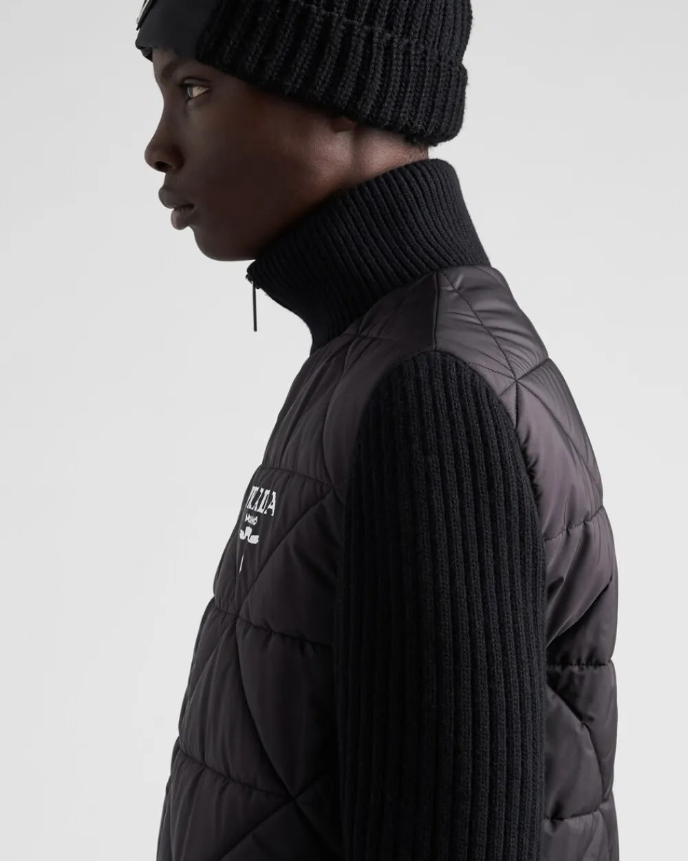 Hombre Prada ROPA DE ABRIGO^Chaqueta Acolchada De Re-nylon Y Cachemir