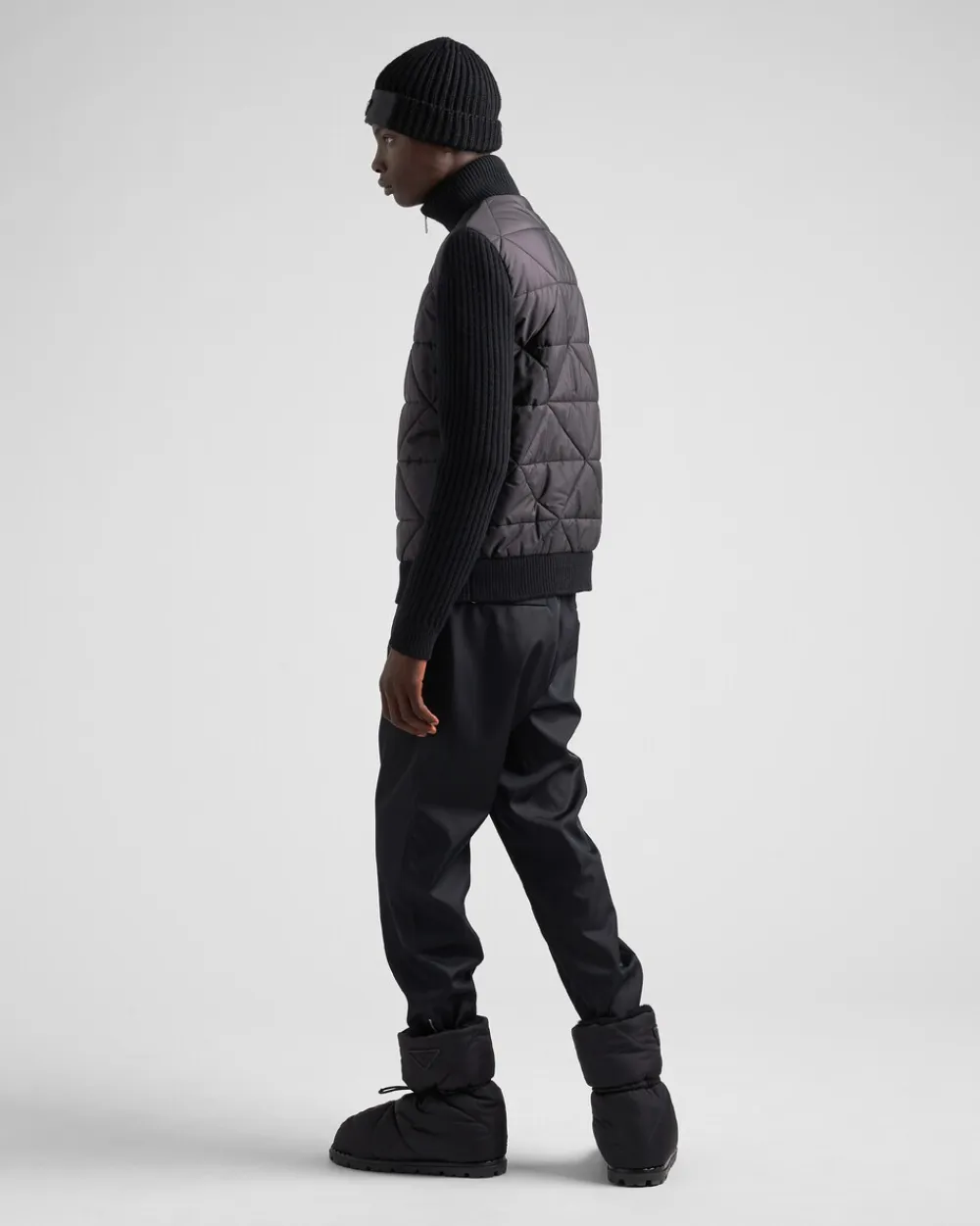 Hombre Prada ROPA DE ABRIGO^Chaqueta Acolchada De Re-nylon Y Cachemir
