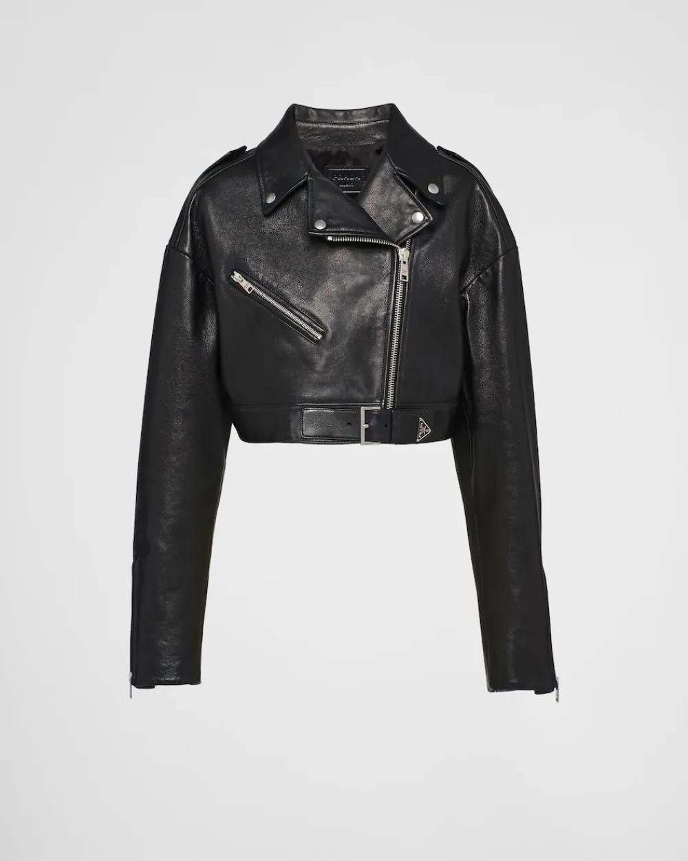 Mujer Prada ROPA DE PIEL^Chaqueta Biker De Piel