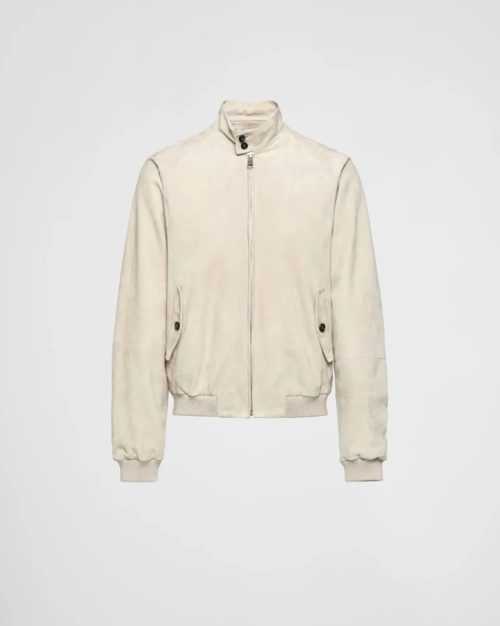 Hombre Prada ROPA DE PIEL^Chaqueta Bomber De Ante