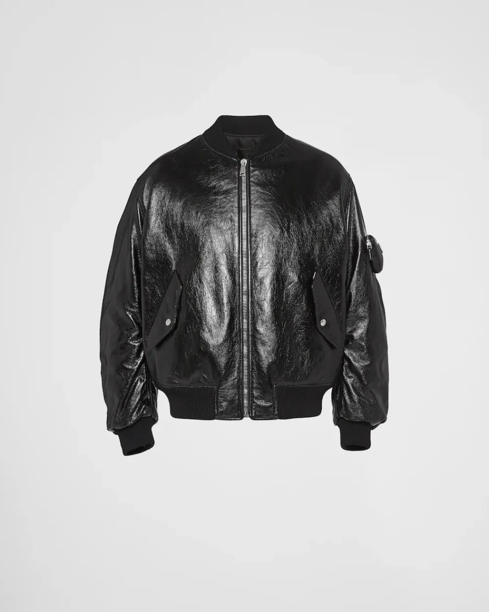 Hombre Prada ROPA DE PIEL^Chaqueta Bomber De Napa