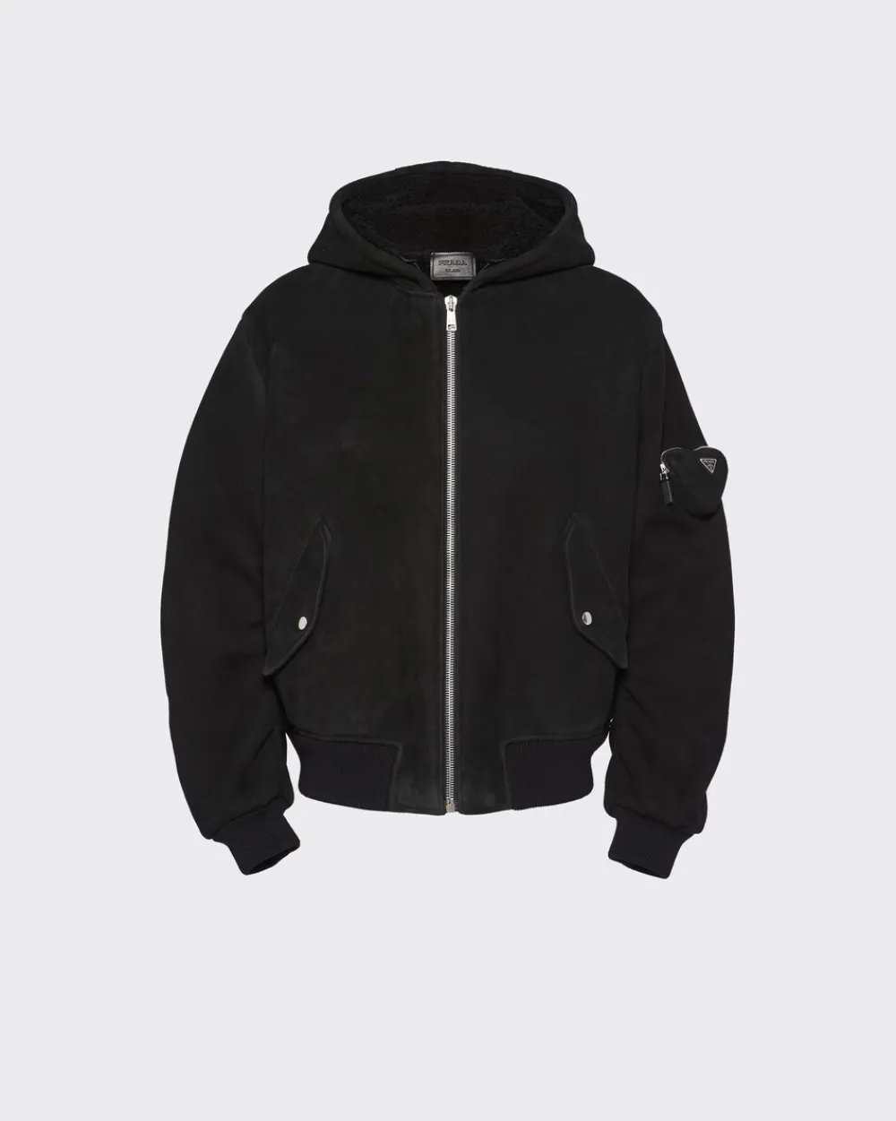 Hombre Prada ROPA DE PIEL^Chaqueta Bomber De Piel Vuelta