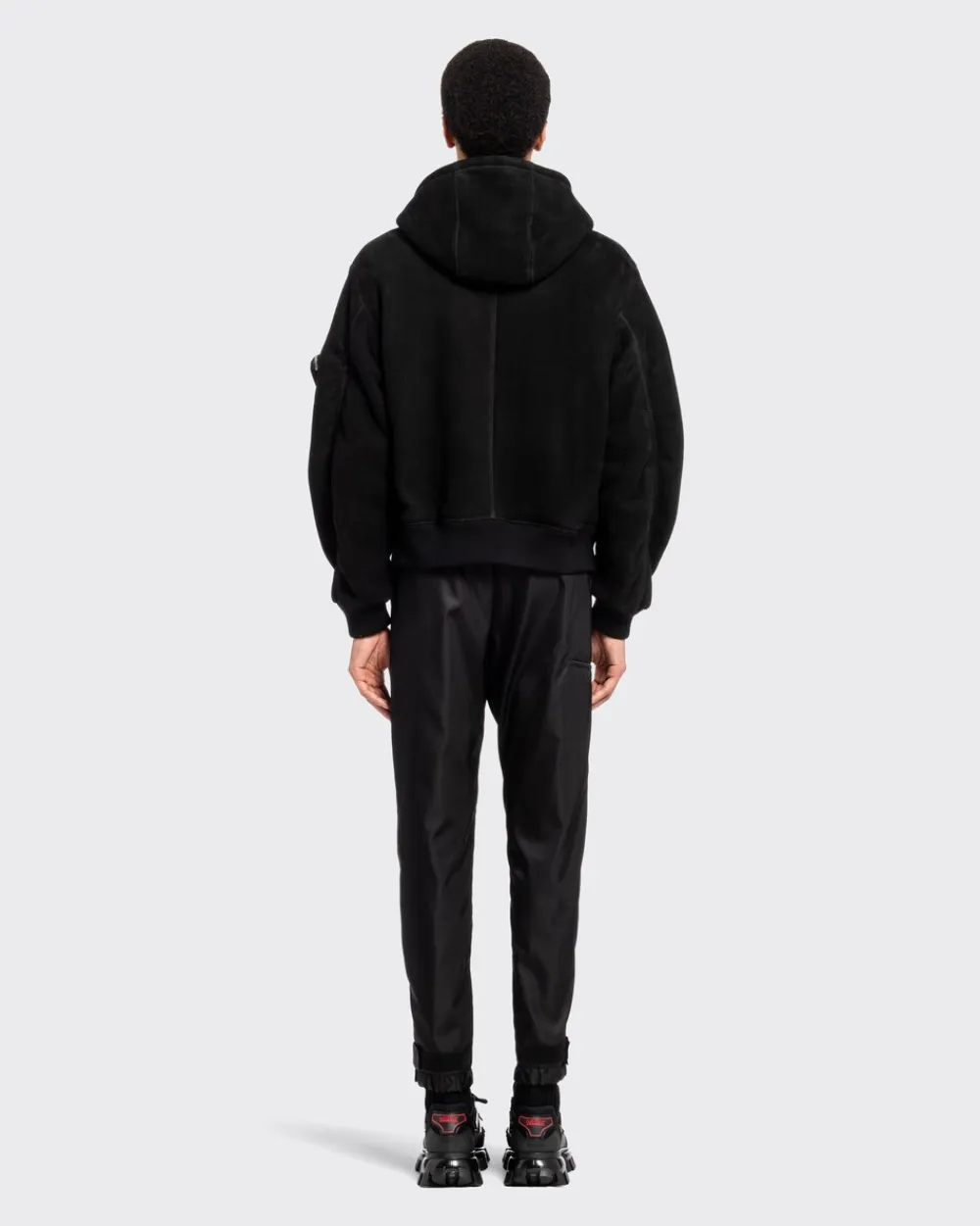 Hombre Prada ROPA DE PIEL^Chaqueta Bomber De Piel Vuelta