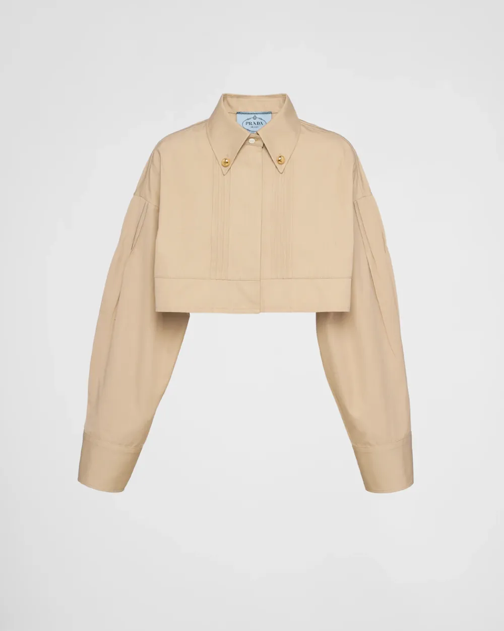 Mujer Prada CHAQUETAS Y ABRIGOS^Chaqueta Corta De Popelín