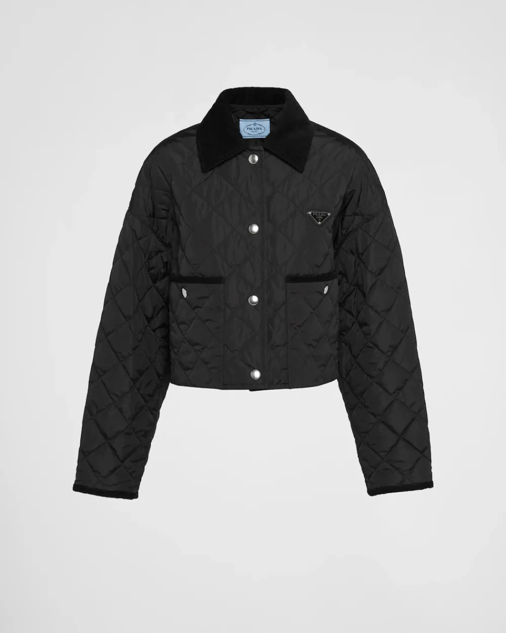 Mujer Prada ROPA DE ABRIGO^Chaqueta Corta De Re-nylon Ligera