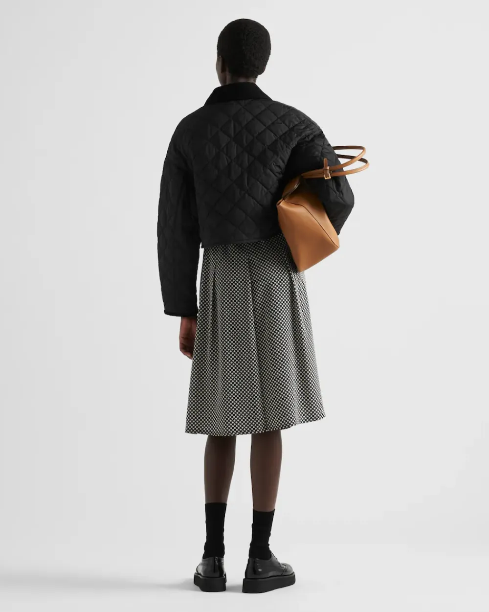 Mujer Prada ROPA DE ABRIGO^Chaqueta Corta De Re-nylon Ligera