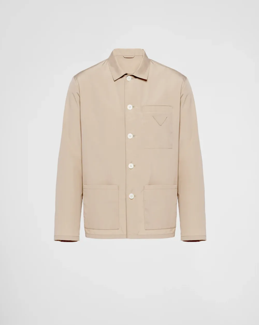 Hombre Prada CHAQUETAS Y ABRIGOS^Chaqueta De Algodón Con Cruzado Simple