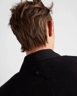 Hombre Prada CHAQUETAS Y ABRIGOS^Chaqueta De Algodón De Botonadura Simple