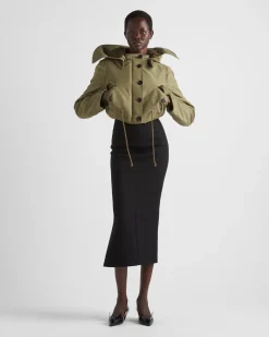 Mujer Prada ROPA DE ABRIGO^Chaqueta De Algodón Y Satén