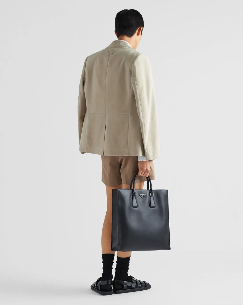 Hombre Prada ROPA DE PIEL|CHAQUETAS Y ABRIGOS^Chaqueta De Ante