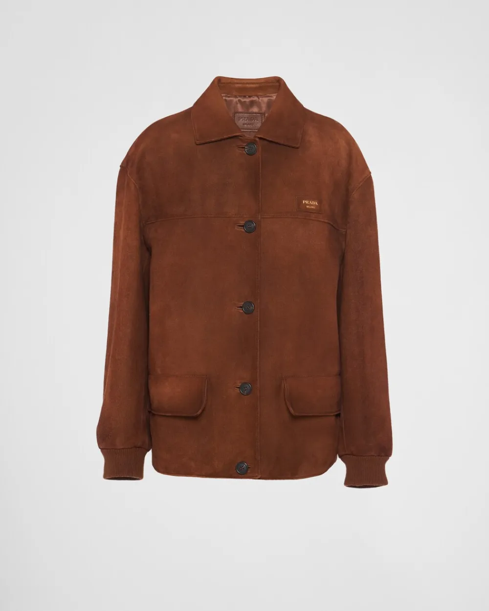 Mujer Prada ROPA DE PIEL^Chaqueta De Ante