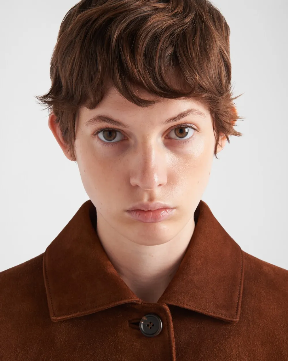 Mujer Prada ROPA DE PIEL^Chaqueta De Ante