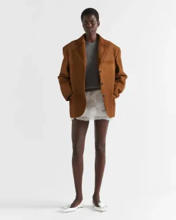 Mujer Prada ROPA DE PIEL^Chaqueta De Ante