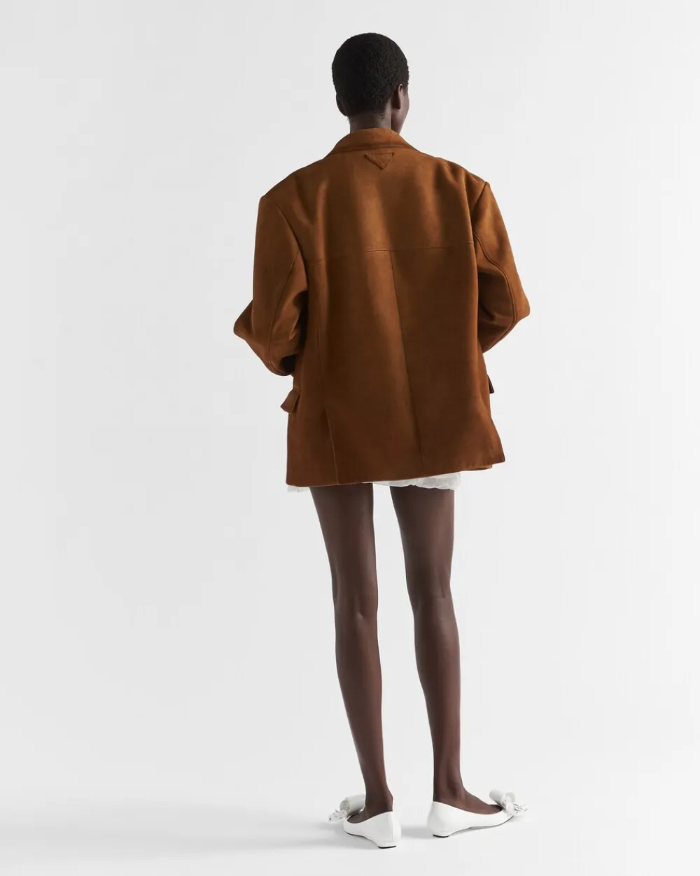 Mujer Prada ROPA DE PIEL^Chaqueta De Ante