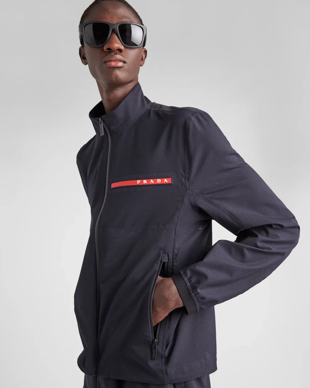 Hombre Prada ROPA^Chaqueta De Bi-stretch Ligero