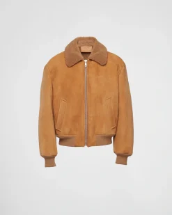 Hombre Prada ROPA DE PIEL^Chaqueta De Borreguillo