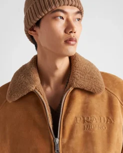 Hombre Prada ROPA DE PIEL^Chaqueta De Borreguillo