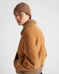 Hombre Prada ROPA DE PIEL^Chaqueta De Borreguillo