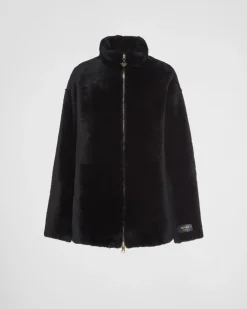 Mujer Prada ROPA DE PIEL^Chaqueta De Borreguillo