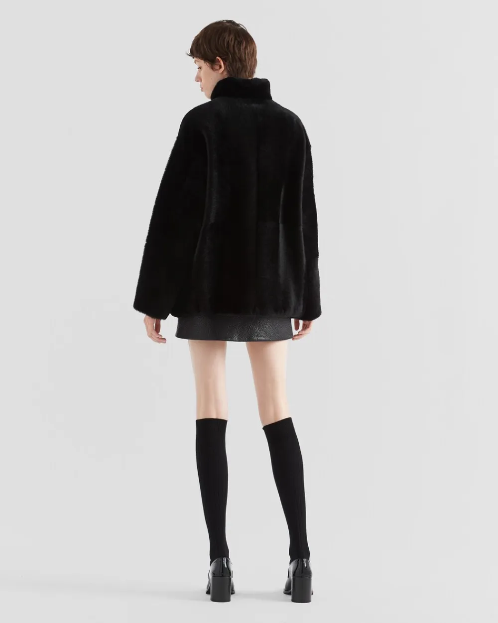Mujer Prada ROPA DE PIEL^Chaqueta De Borreguillo