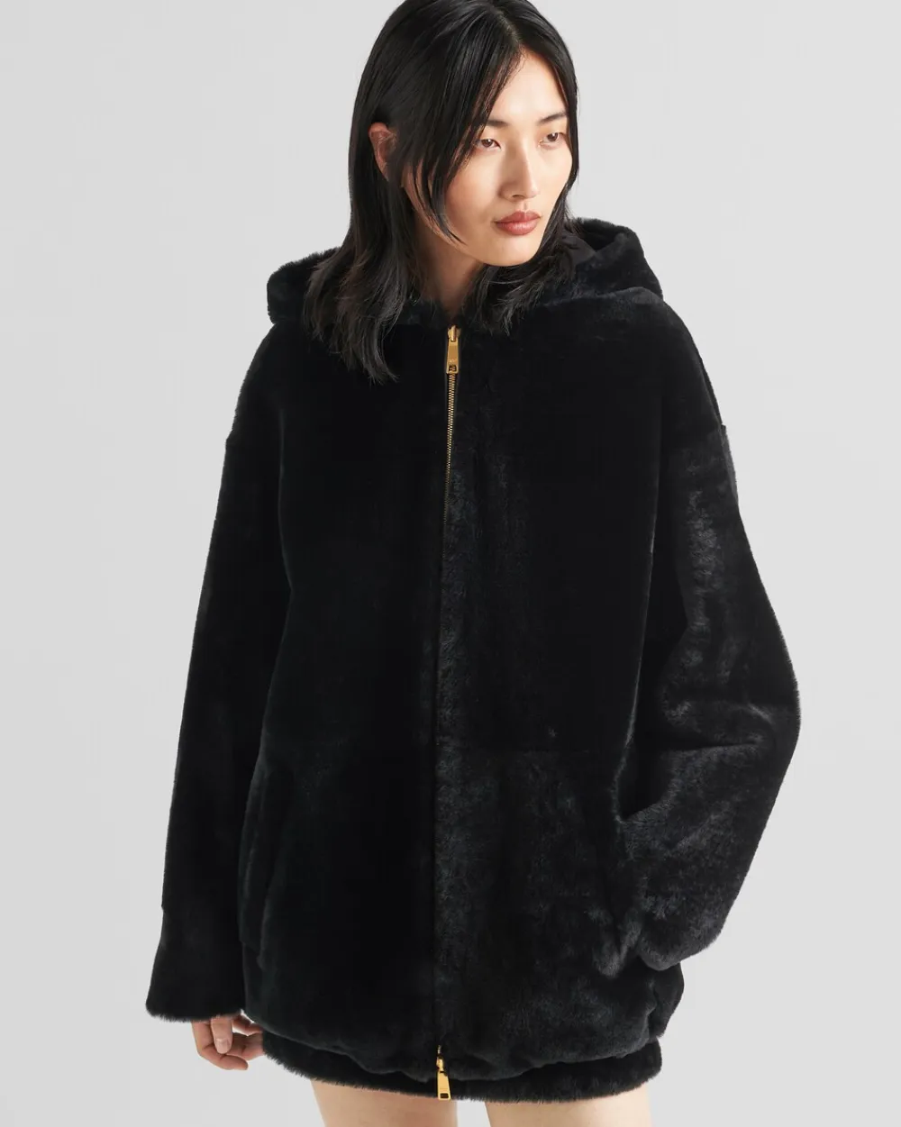 Mujer Prada ROPA DE PIEL^Chaqueta De Borreguillo