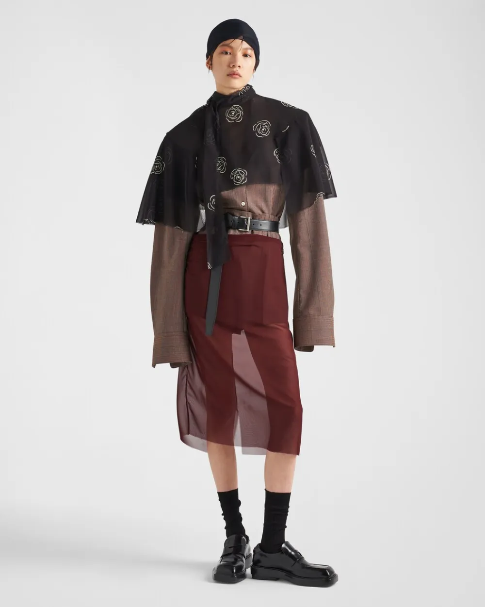 Mujer Prada CHAQUETAS Y ABRIGOS^Chaqueta De Botonadura Simple De Lana Con Raya Diplomática