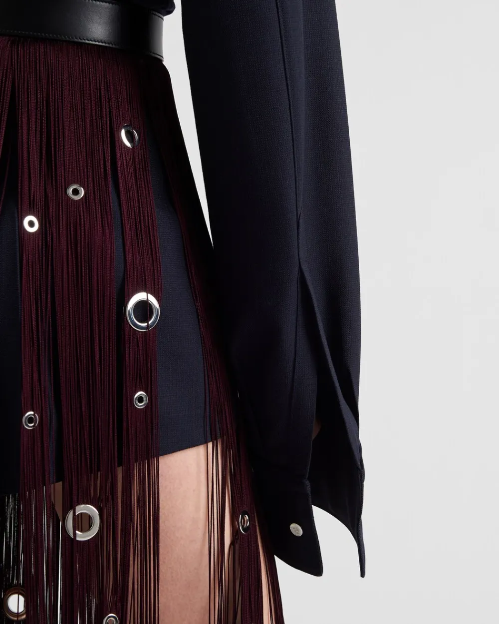 Mujer Prada CHAQUETAS Y ABRIGOS^Chaqueta De Botonadura Simple De Lana Con Raya Diplomática