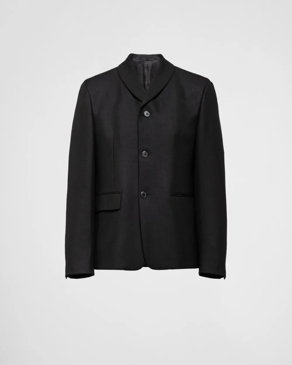 Hombre Prada CHAQUETAS Y ABRIGOS^Chaqueta De Botonadura Simple De Lana Mohair