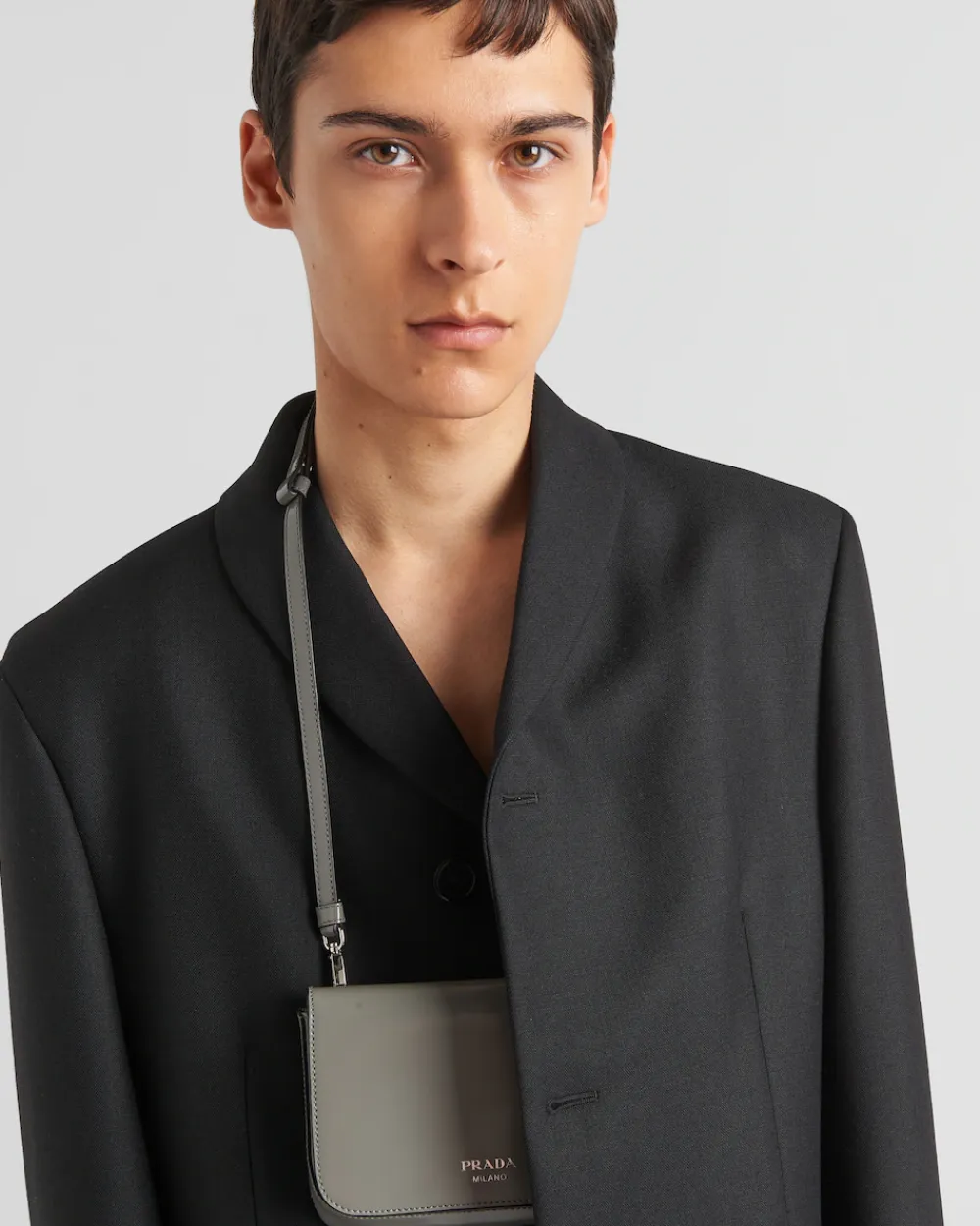 Hombre Prada CHAQUETAS Y ABRIGOS^Chaqueta De Botonadura Simple De Lana Mohair