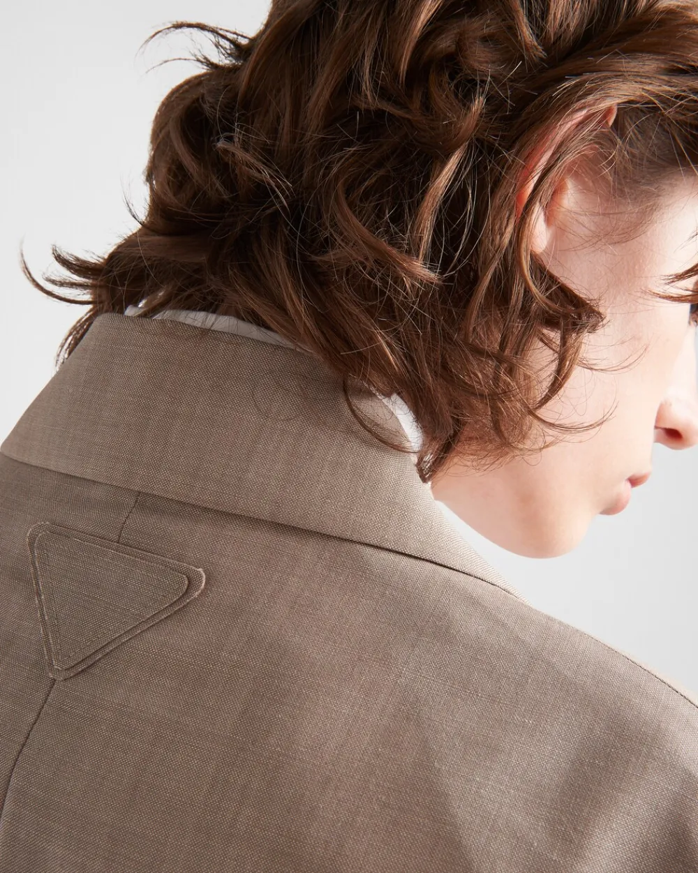 Mujer Prada CHAQUETAS Y ABRIGOS^Chaqueta De Botonadura Simple De Mohair Ligero