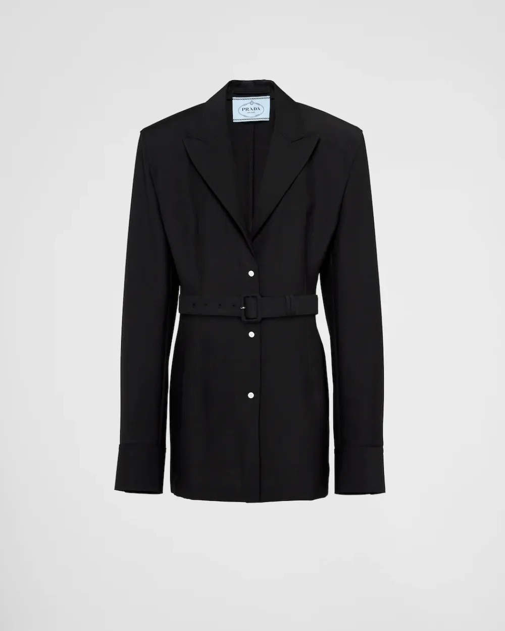 Mujer Prada CHAQUETAS Y ABRIGOS^Chaqueta De Botonadura Simple De Mohair Ligero