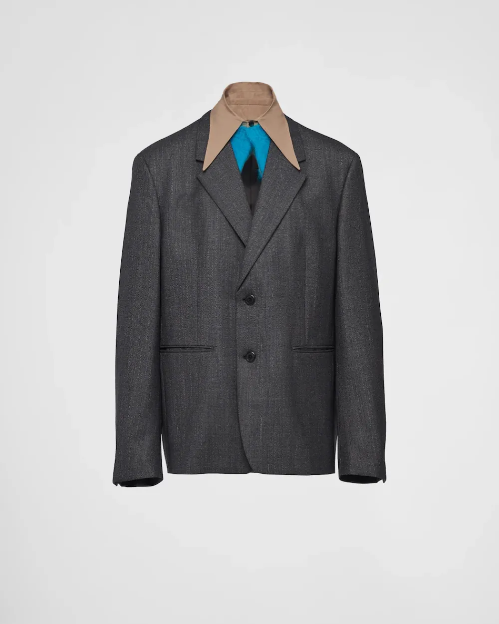 Hombre Prada CHAQUETAS Y ABRIGOS^Chaqueta De Botonadura Simple En Lana