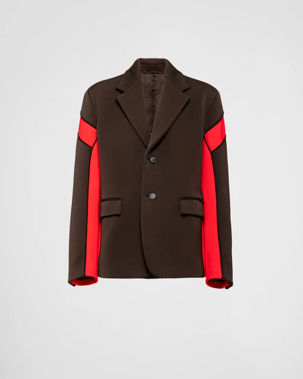 Hombre Prada CHAQUETAS Y ABRIGOS^Chaqueta De Botonadura Simple En Tejido Técnico