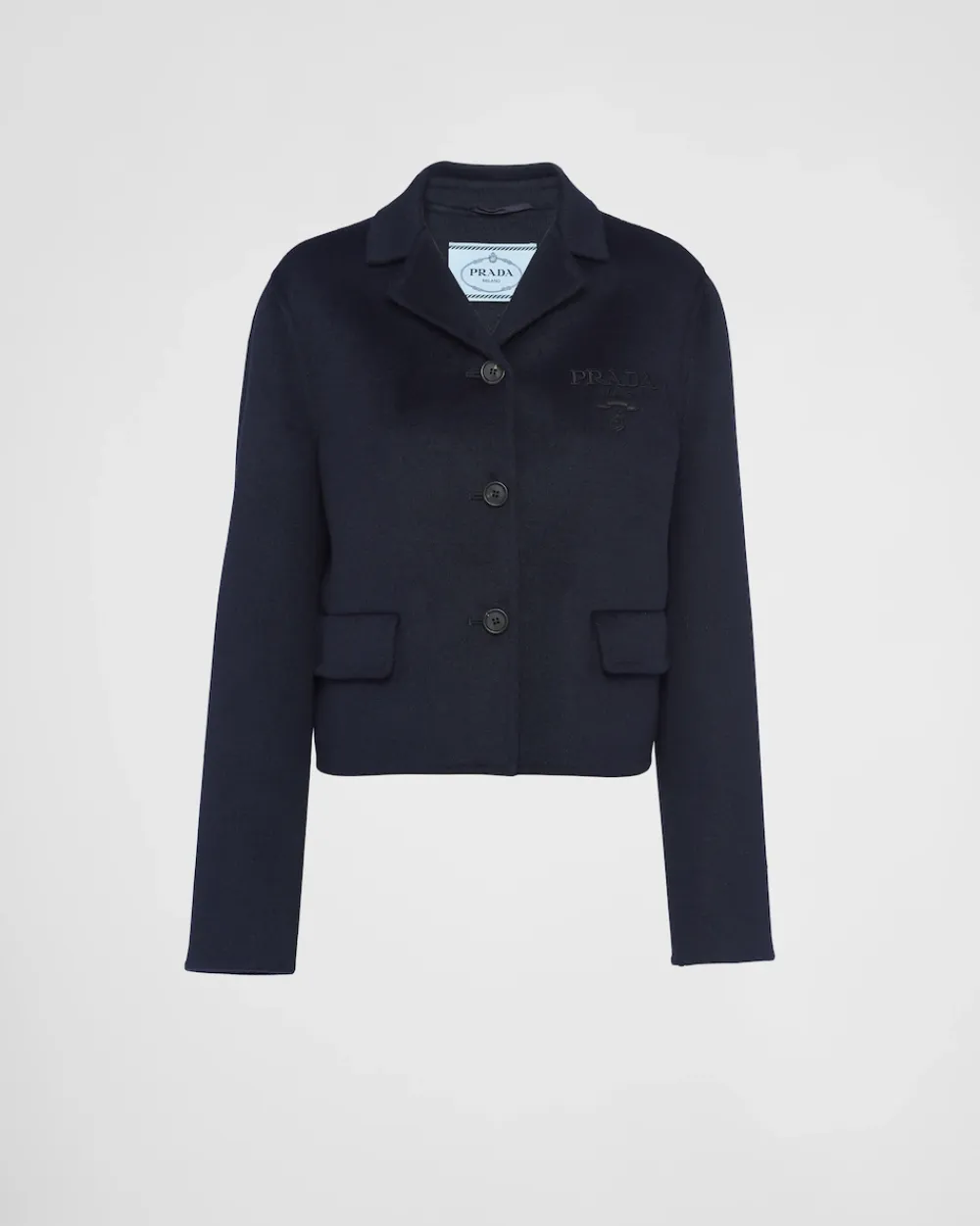 Mujer Prada CHAQUETAS Y ABRIGOS^Chaqueta De Cashgora De Botonadura Simple