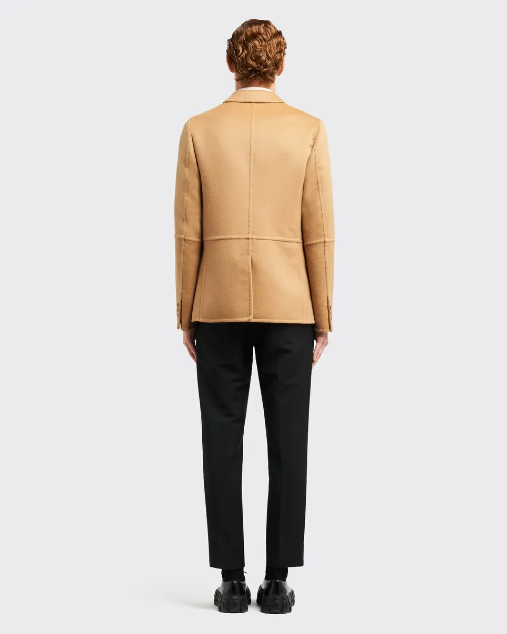Hombre Prada CHAQUETAS Y ABRIGOS^Chaqueta De Cashgora Doble