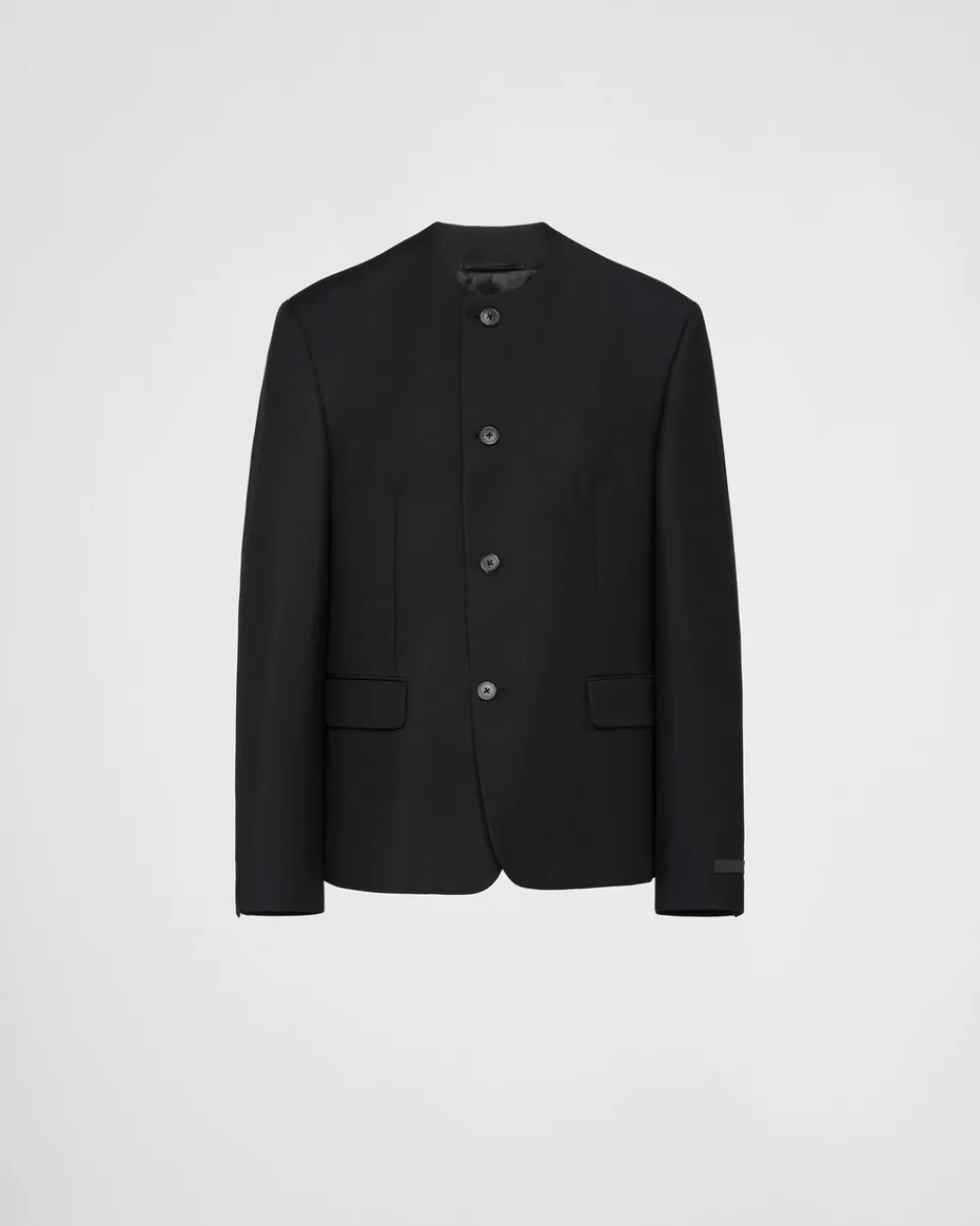 Hombre Prada CHAQUETAS Y ABRIGOS^Chaqueta De Cruzado Simple De Lana Mohair