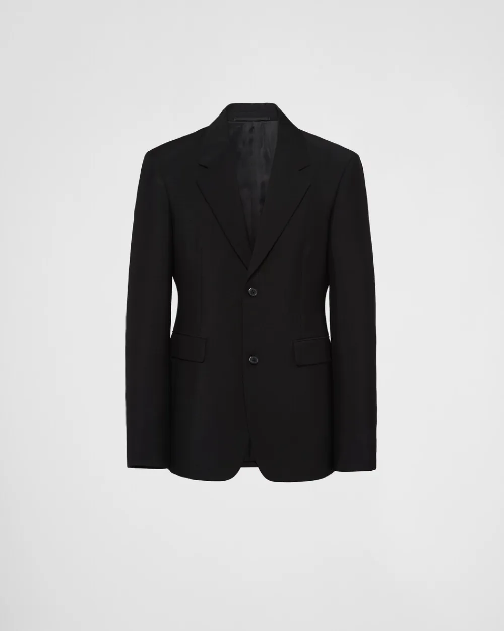 Hombre Prada CHAQUETAS Y ABRIGOS^Chaqueta De Cruzado Simple De Lana Mohair