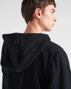 Hombre Prada CHAQUETAS Y ABRIGOS|ROPA DEPORTIVA Y SUDADERAS^Chaqueta De Felpa Con Capucha