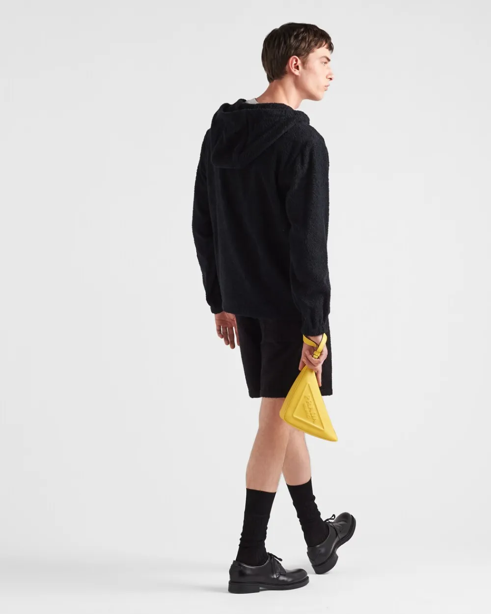 Hombre Prada CHAQUETAS Y ABRIGOS|ROPA DEPORTIVA Y SUDADERAS^Chaqueta De Felpa Con Capucha