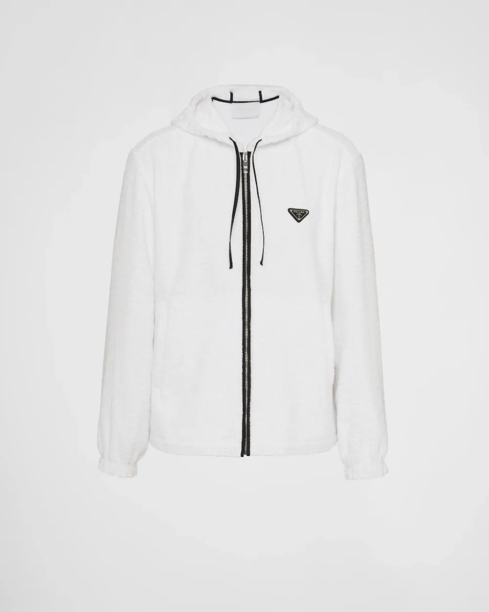 Hombre Prada ROPA DEPORTIVA Y SUDADERAS|CHAQUETAS Y ABRIGOS^Chaqueta De Felpa Con Capucha