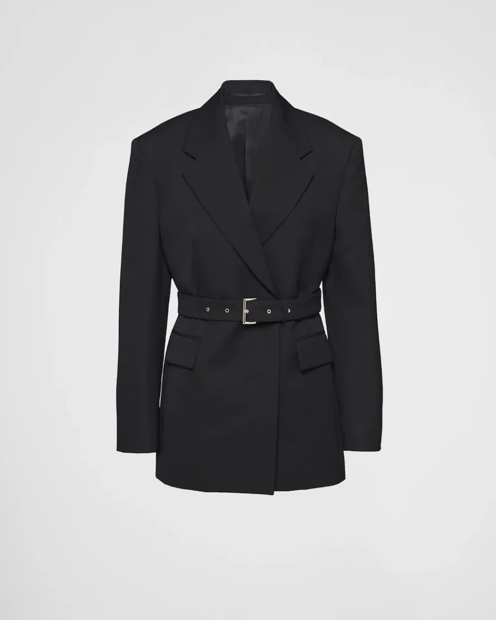 Mujer Prada CHAQUETAS Y ABRIGOS^Chaqueta De Gabardina De Botonadura Simple