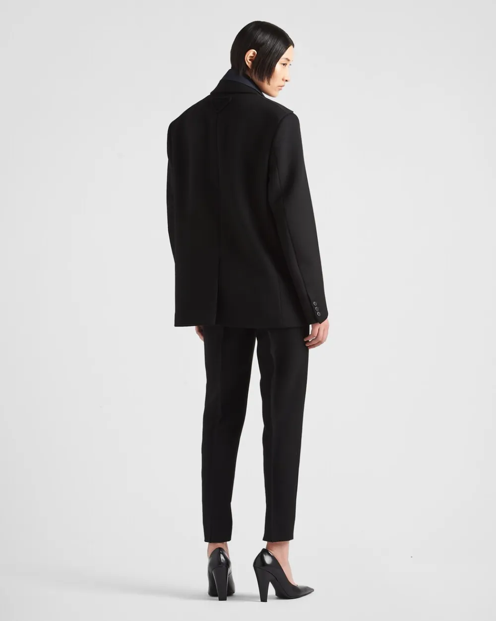 Mujer Prada CHAQUETAS Y ABRIGOS^Chaqueta De Gabardina De Botonadura Simple